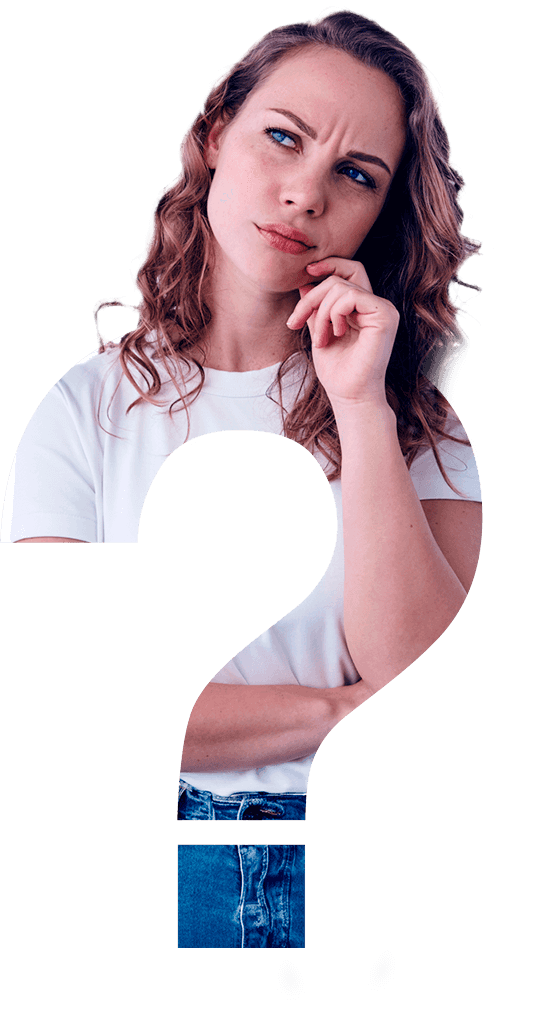 Person with question mark