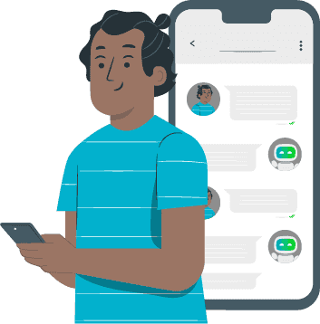 Person with phone